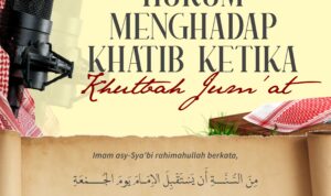 Hukum Menghadap Khatib Ketika Khutbah Jum'at