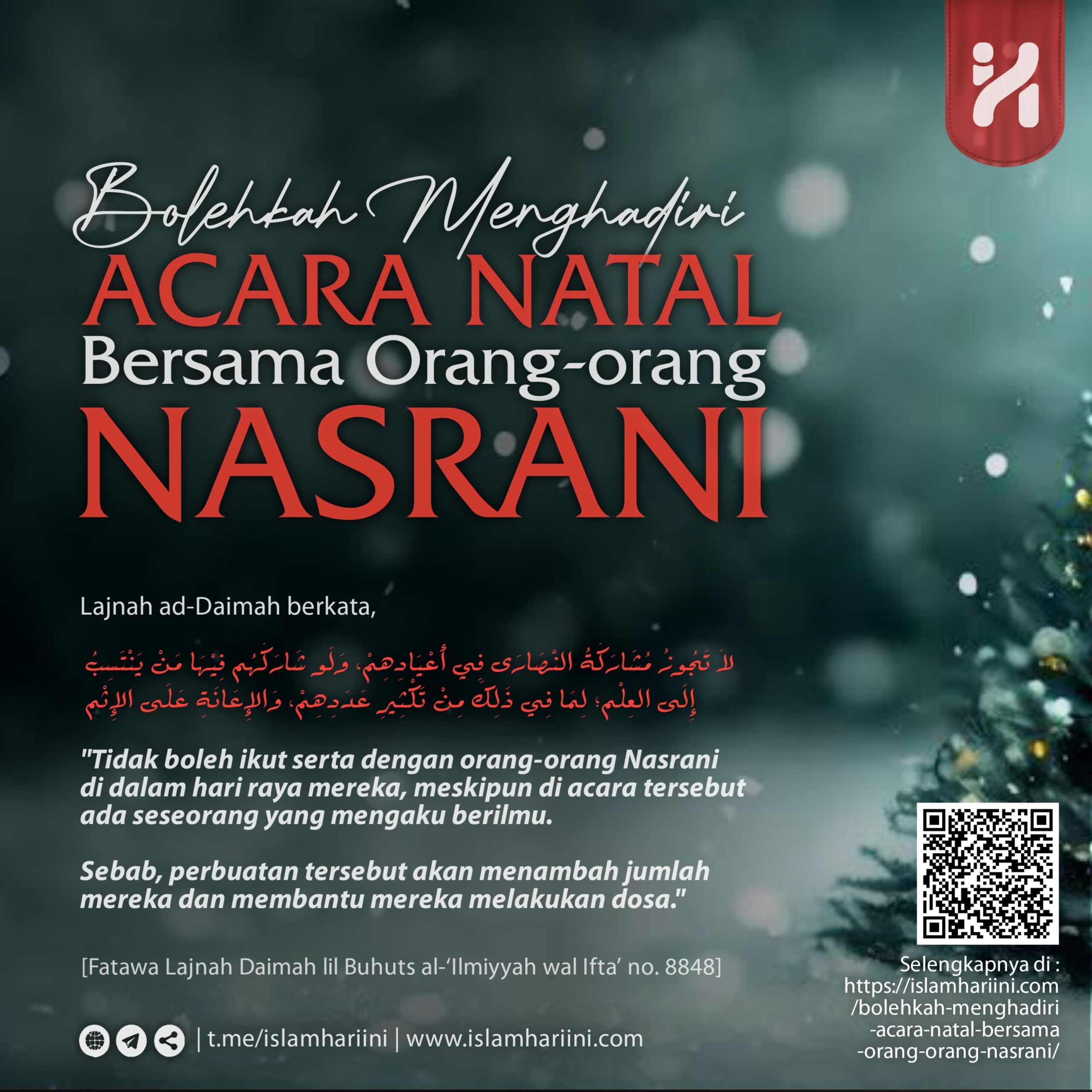Bolehkah Menghadiri Acara Natal Bersama Orang-orang Nashrani Bolehkah Menghadiri Acara Natal Bersama Orang-orang Nashrani