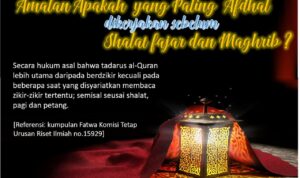 Amalan yang Paling Afdhal dikerjakan Sebelum Shalat Fajar dan Maghrib