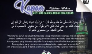 Kapan Waktu-Waktu Mustajab dan Doa Mudah Dikabulkan