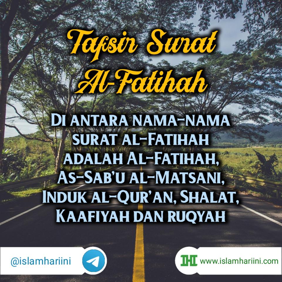 Tafsir Surat Al Fatihah