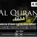 Al Quran adalah makhluk Al Quran adalah makhluk