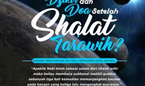 Bacaan Dzikir Setelah Shalat Tarawih Bacaan Dzikir Setelah Shalat Tarawih