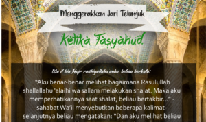Hukum Menggerakkan Jari Telunjuk Ketika Tasyahud Hukum Menggerakkan Jari Telunjuk Ketika Tasyahud
