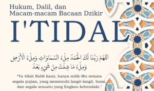Bacaan Saat I'tidal Bacaan Saat I'tidal