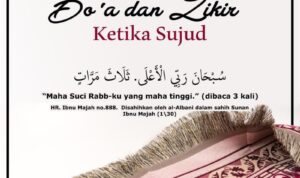 Do'a dan Zikir Ketika Sujud