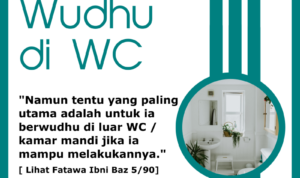 Bolehkah berwudhu di WC Bolehkah berwudhu di WC