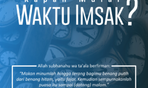 Memajukan Waktu Imsak