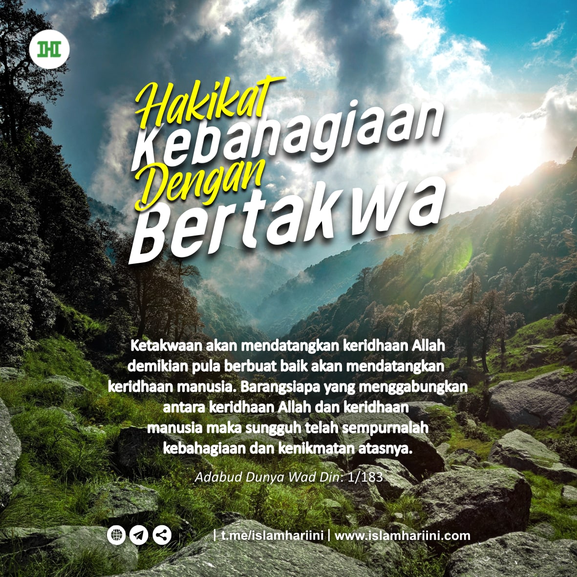 Meraih Hakikat Kebahagiaan dengan Bertakwa