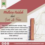 Mutiara Faidah dari Tafsir Surat Al-Falaq