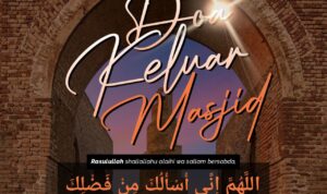 Doa Keluar Masjid