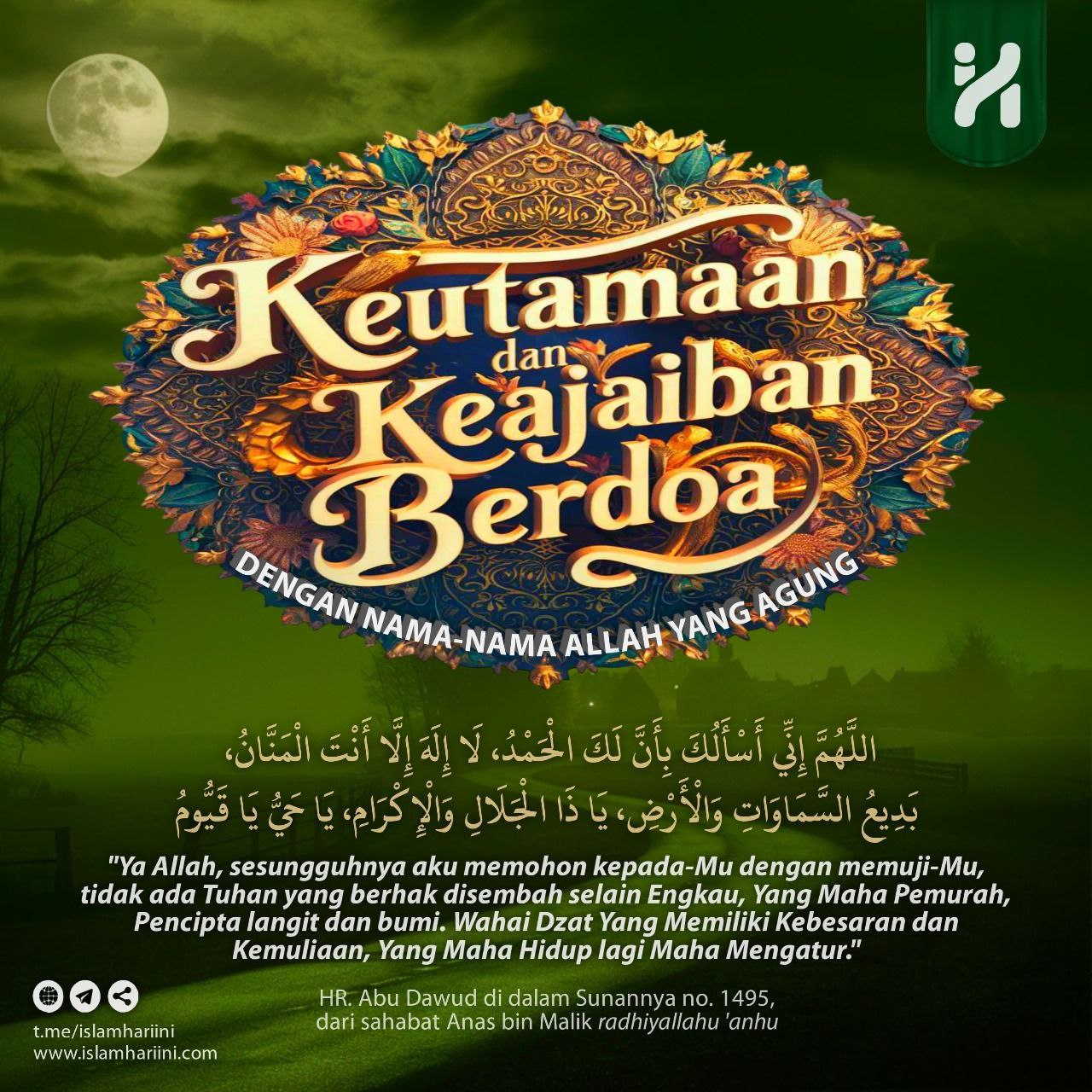 Keutamaan dan Keajaiban Berdoa dengan Nama-Nama Allah yang Agung