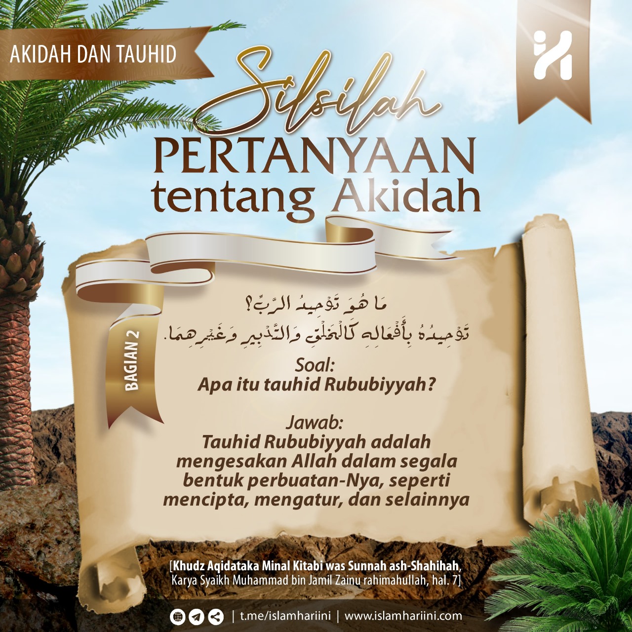 Silsilah Pertanyaan Tentang Aqidah