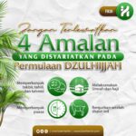 4 Amalan Mulia di Awal Dzulhijjah